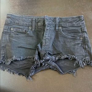 Black jean American Eagle shorts size 0
